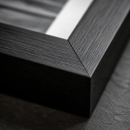 Black Wood Minimalist Photo Frame - View 2