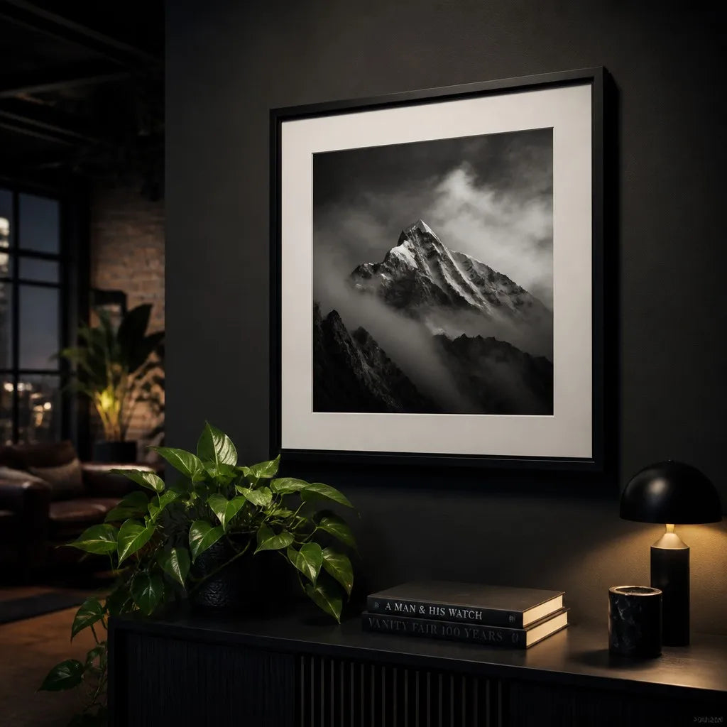 Black Wood Minimalist Photo Frame - View 3